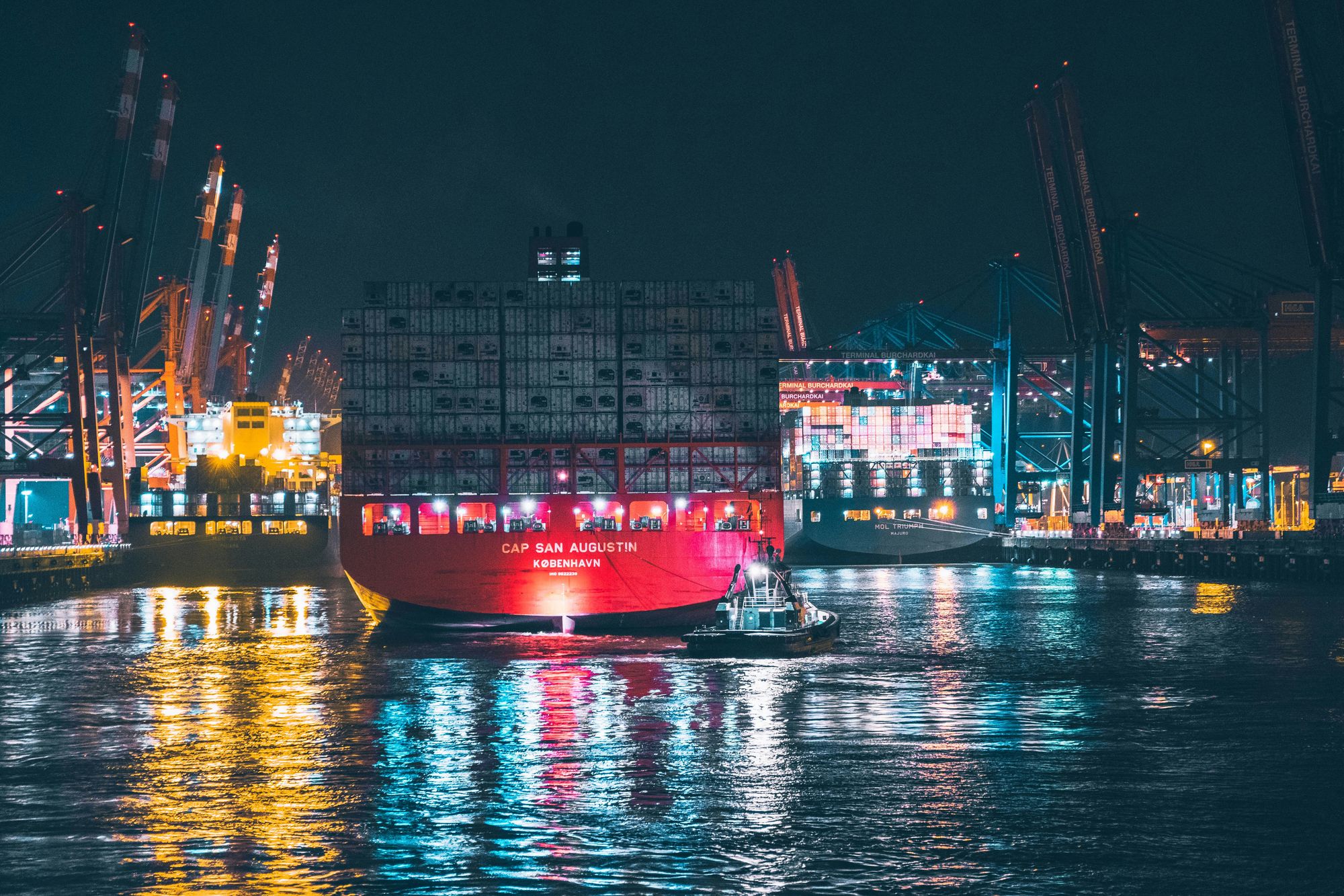Maritime operations at port